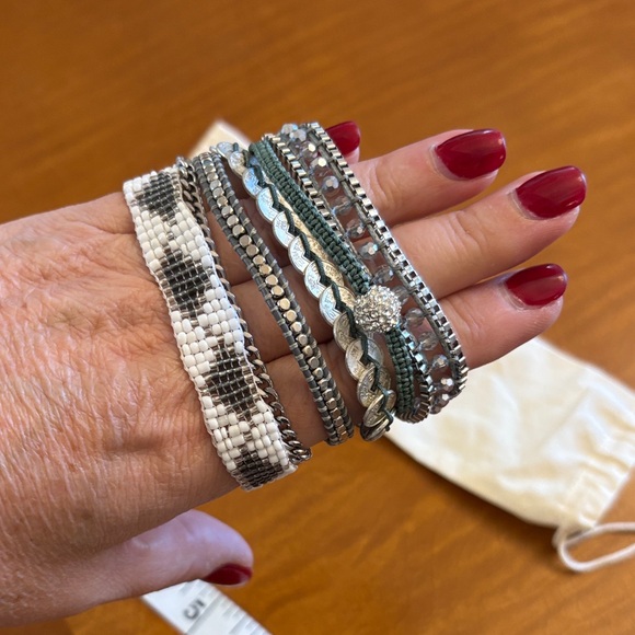 Victoria Emerson Green and Silver Bracelet - Picture 5 of 5